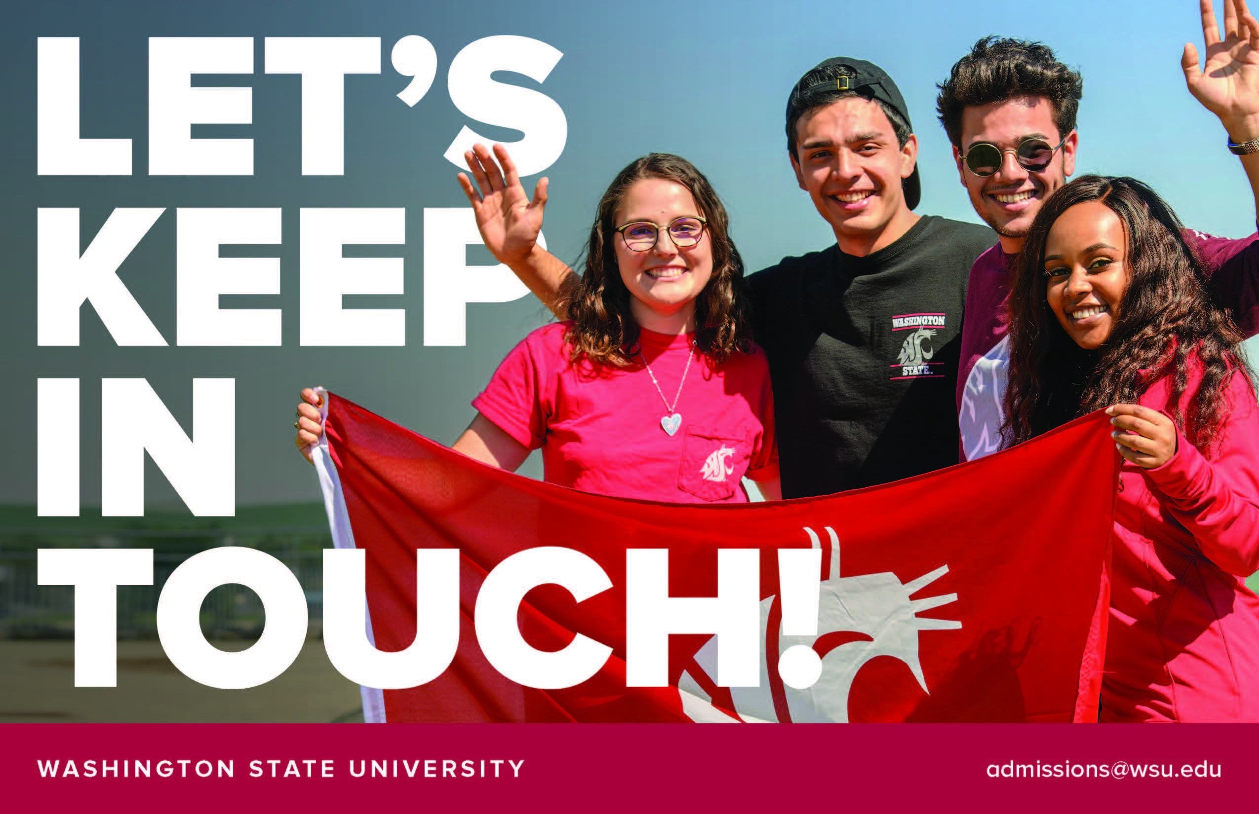 WSU Admissions postcard.