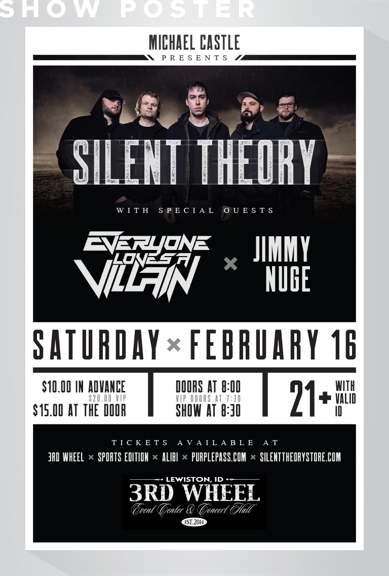 Silent Theory show poster.