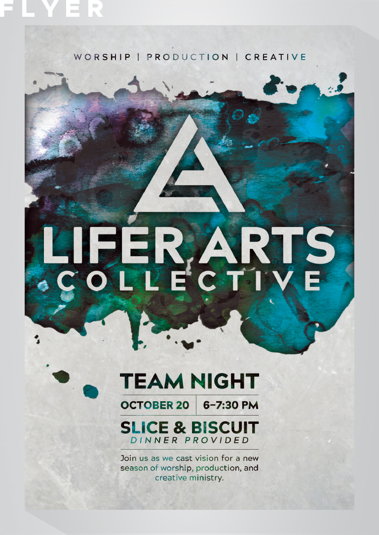 Lifer Arts Collective flyer.