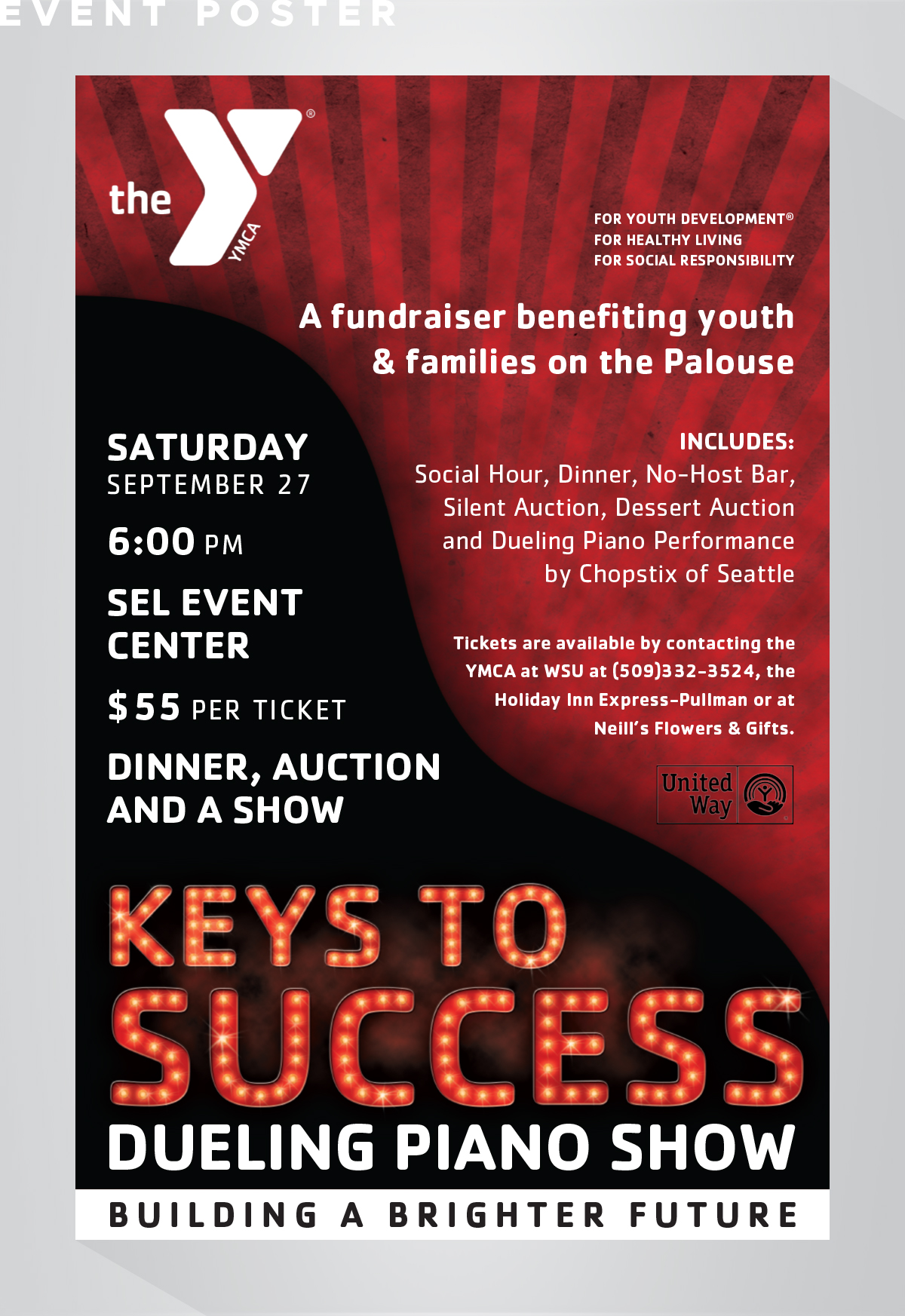 YMCA Keys to Success event poster.