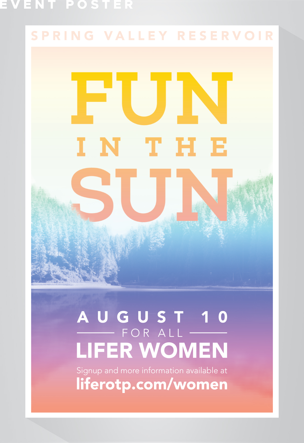 Lifer Women Fun In The Sun event poster.